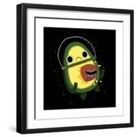 Alien Avocado-Michael Buxton-Framed Art Print