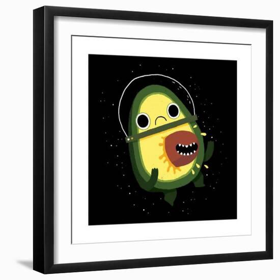 Alien Avocado-Michael Buxton-Framed Art Print