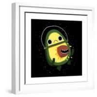 Alien Avocado-Michael Buxton-Framed Art Print