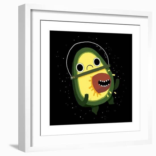 Alien Avocado-Michael Buxton-Framed Art Print