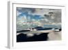 Alien Base with Ufos Located in the Antarctic-null-Framed Premium Giclee Print