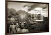 Alien Contact In the 1940s, Artwork-Detlev Van Ravenswaay-Framed Photographic Print