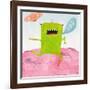 Alien Friend Number 1-Skip Teller-Framed Giclee Print