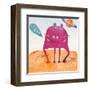 Alien Friend Number 2-Skip Teller-Framed Giclee Print