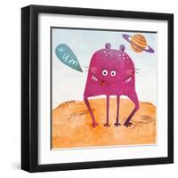 Alien Friend Number 2-Skip Teller-Framed Giclee Print