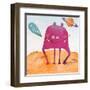 Alien Friend Number 2-Skip Teller-Framed Giclee Print