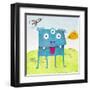 Alien Friend Number 3-Skip Teller-Framed Giclee Print