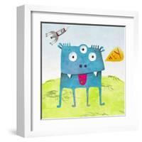 Alien Friend Number 3-Skip Teller-Framed Giclee Print