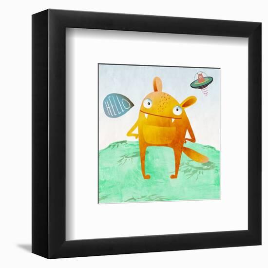 Alien Friend Number 4-Skip Teller-Framed Giclee Print