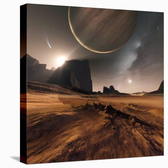 Alien Landscape, Artwork-Detlev Van Ravenswaay-Stretched Canvas