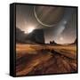 Alien Landscape, Artwork-Detlev Van Ravenswaay-Framed Stretched Canvas