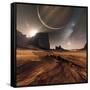 Alien Landscape, Artwork-Detlev Van Ravenswaay-Framed Stretched Canvas