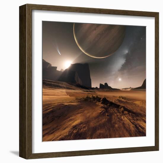 Alien Landscape, Artwork-Detlev Van Ravenswaay-Framed Premium Photographic Print