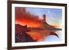 Alien Landscape, Artwork-Richard Bizley-Framed Photographic Print