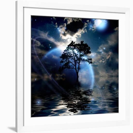 Alien Landscape-rolffimages-Framed Art Print