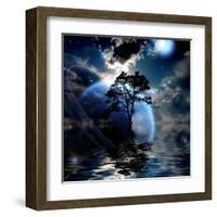 Alien Landscape-rolffimages-Framed Art Print