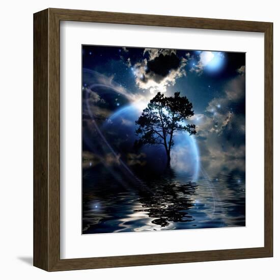 Alien Landscape-rolffimages-Framed Art Print