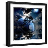 Alien Landscape-rolffimages-Framed Art Print