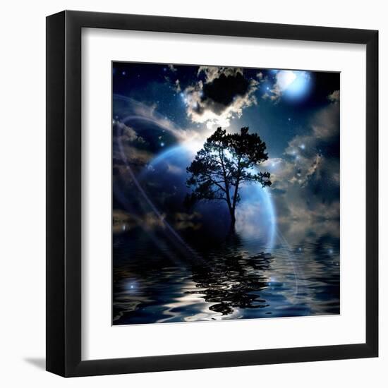 Alien Landscape-rolffimages-Framed Art Print