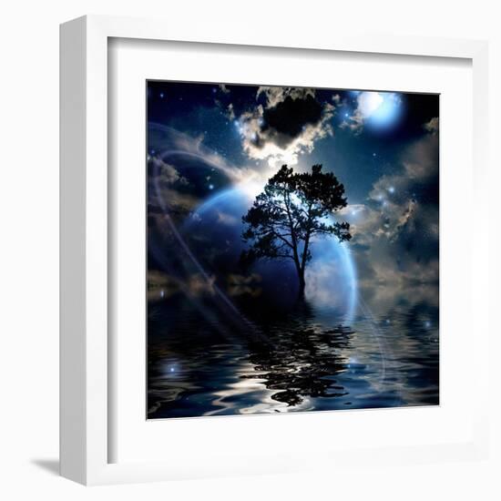 Alien Landscape-rolffimages-Framed Art Print