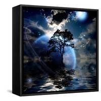 Alien Landscape-rolffimages-Framed Stretched Canvas