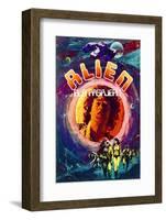 Alien - Movie Poster Reproduction-null-Framed Photo