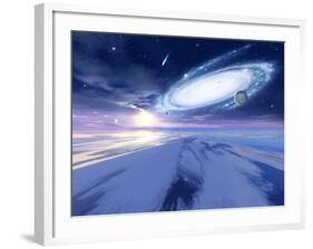 Alien Night Sky-Detlev Van Ravenswaay-Framed Photographic Print