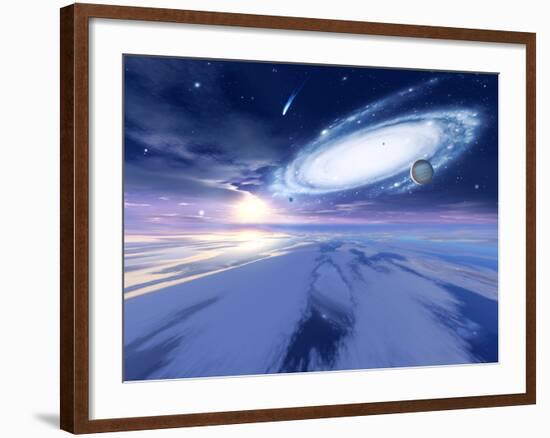 Alien Night Sky-Detlev Van Ravenswaay-Framed Photographic Print