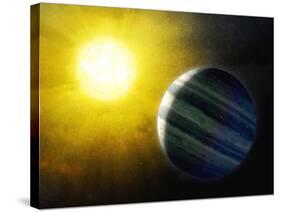 Alien Planet, Artwork-null-Stretched Canvas