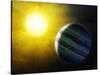 Alien Planet, Artwork-null-Stretched Canvas