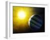 Alien Planet, Artwork-null-Framed Photographic Print