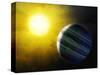 Alien Planet, Artwork-null-Stretched Canvas