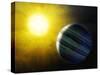 Alien Planet, Artwork-null-Stretched Canvas