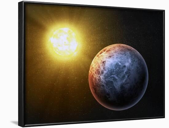 Alien Planet, Artwork-null-Framed Photographic Print