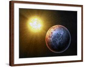 Alien Planet, Artwork-null-Framed Photographic Print