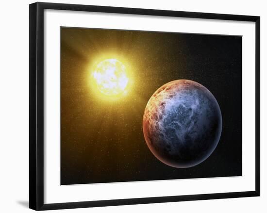 Alien Planet, Artwork-null-Framed Photographic Print