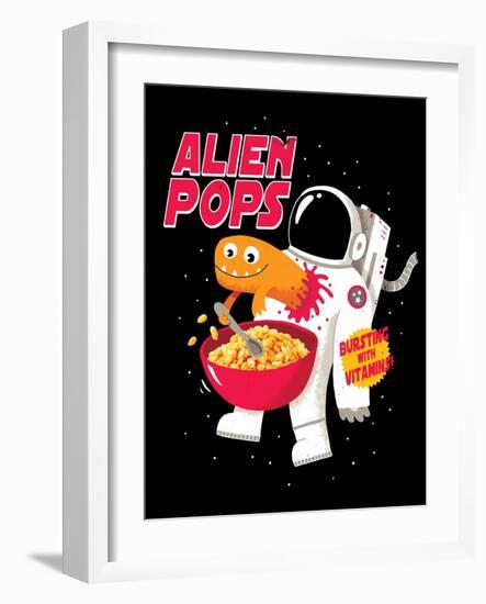 Alien Pops-Michael Buxton-Framed Art Print