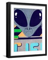 Alien Street Art, Roswell, New Mexico, USA-Walter Bibikow-Framed Photographic Print