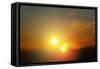 Alien Sunset-null-Framed Stretched Canvas