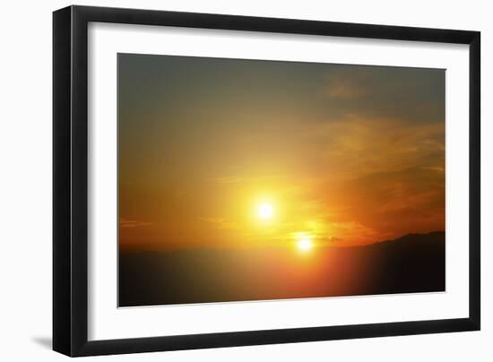 Alien Sunset-null-Framed Photographic Print