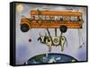 Alien Transport-Leah Saulnier-Framed Stretched Canvas