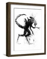 Alien Watercolor-Jack Hunter-Framed Art Print