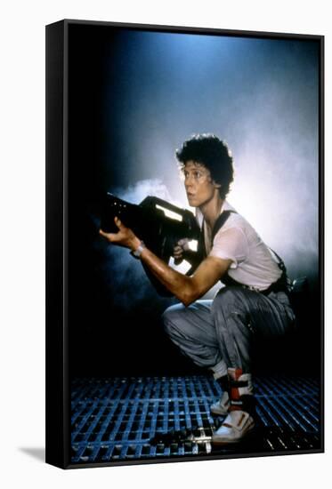 ALIENS, 1986 directed by JAMES CAMERON with Sigourney Weaver (photo)-null-Framed Stretched Canvas