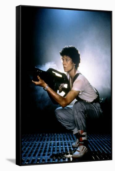 ALIENS, 1986 directed by JAMES CAMERON with Sigourney Weaver (photo)-null-Framed Stretched Canvas