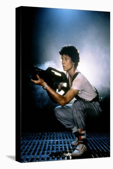 ALIENS, 1986 directed by JAMES CAMERON with Sigourney Weaver (photo)-null-Stretched Canvas