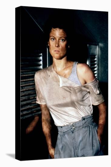 ALIENS, 1986 directed by JAMES CAMERON with Sigourney Weaver (photo)-null-Stretched Canvas