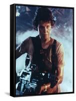 ALIENS, 1986 directed by JAMES CAMERON with Sigourney Weaver (photo)-null-Framed Stretched Canvas