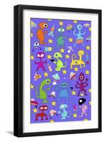 Aliens 2-Miguel Balbás-Framed Giclee Print