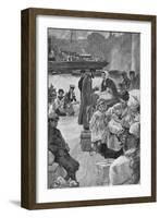 'Aliens Arriving at Irongate Stairs', c1901 (1901)-William Rainey-Framed Giclee Print