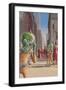 Aliens in the City-null-Framed Premium Giclee Print